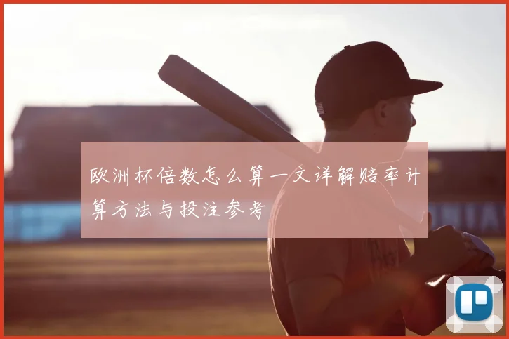 欧洲杯倍数怎么算一文详解赔率计算方法与投注参考