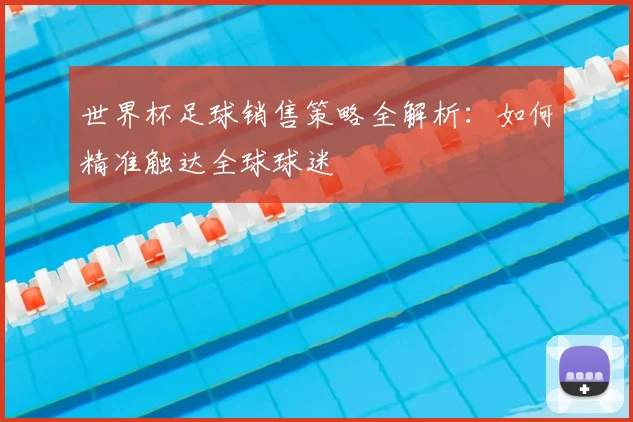 世界杯足球销售策略全解析：如何精准触达全球球迷