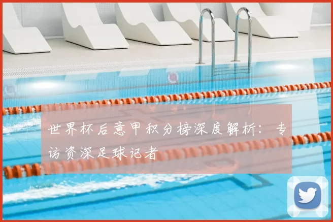 世界杯后意甲积分榜深度解析：专访资深足球记者